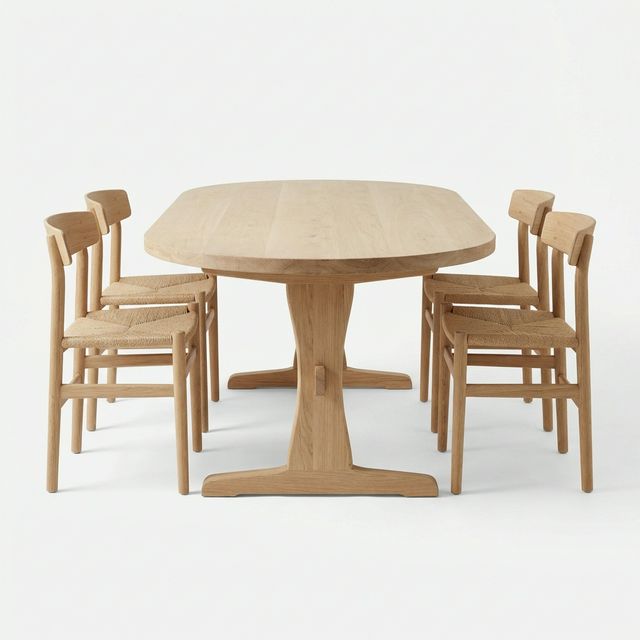 Oasis Solid Oak Dining Set